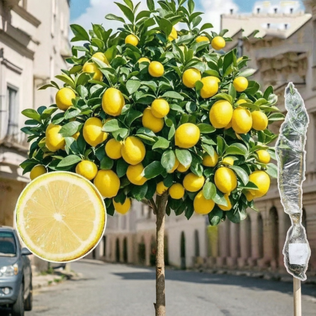 Lemon tree seeds suitable for courtyards, gardens, and container planting.