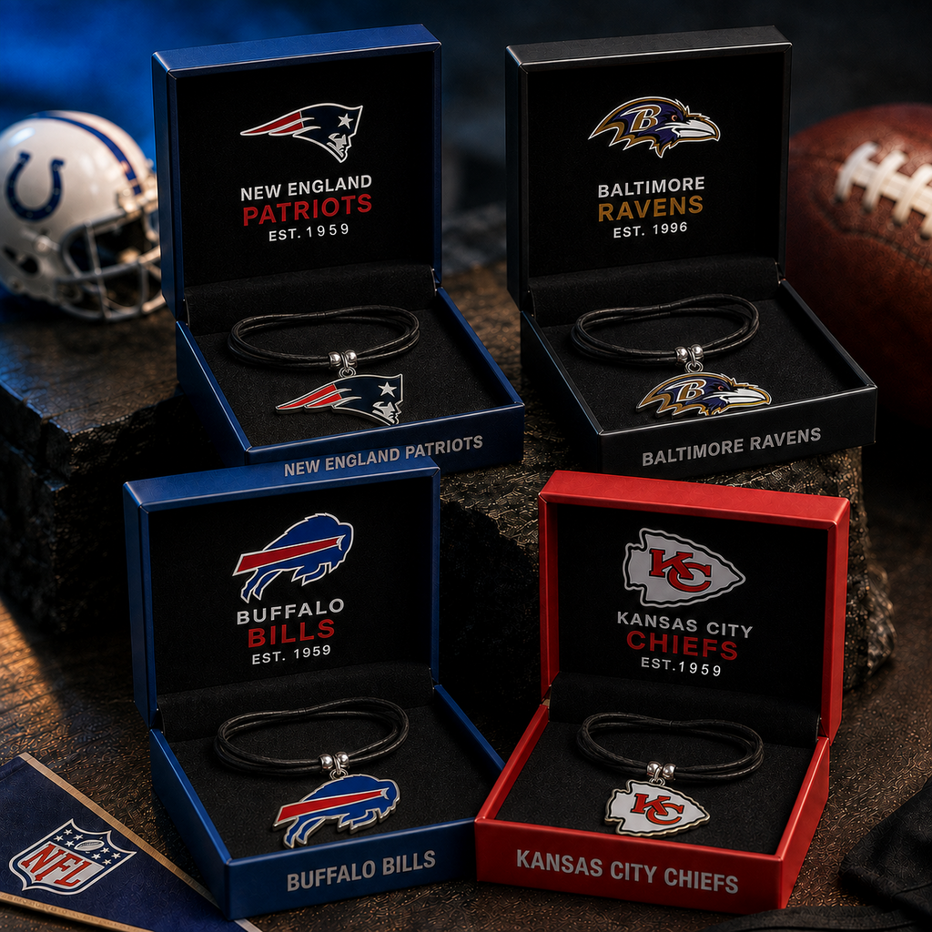 🏈 Exclusively for all 32 NFL teams — Handmade team good-luck energy necklaces 📿🍀
