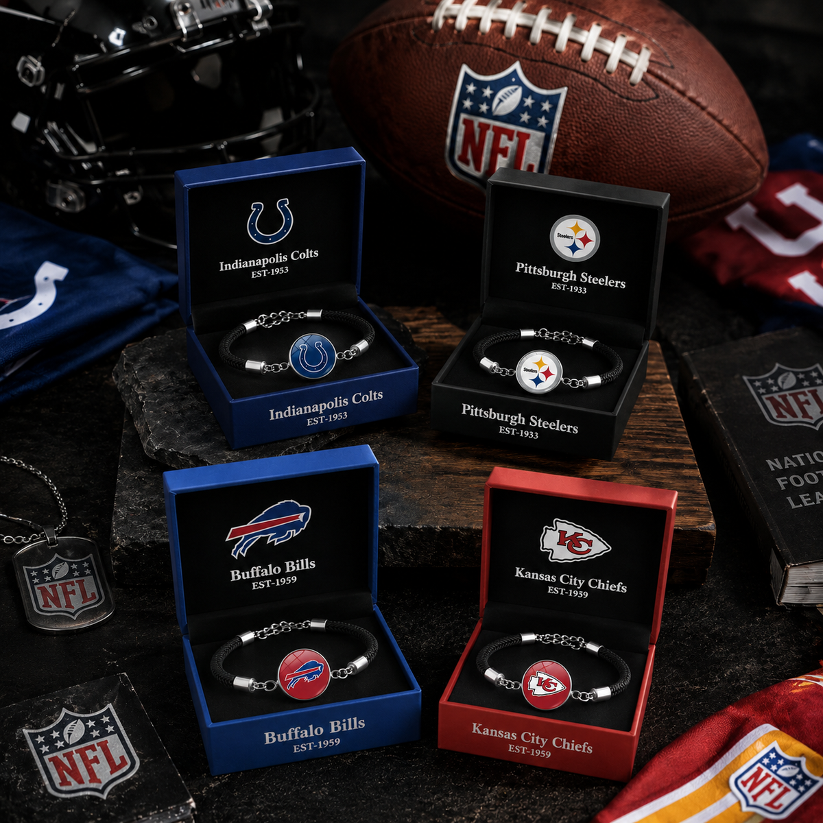 🏈 NFL Teams — Handmade Lucky Energy Necklaces 📿🍀 For Your Team