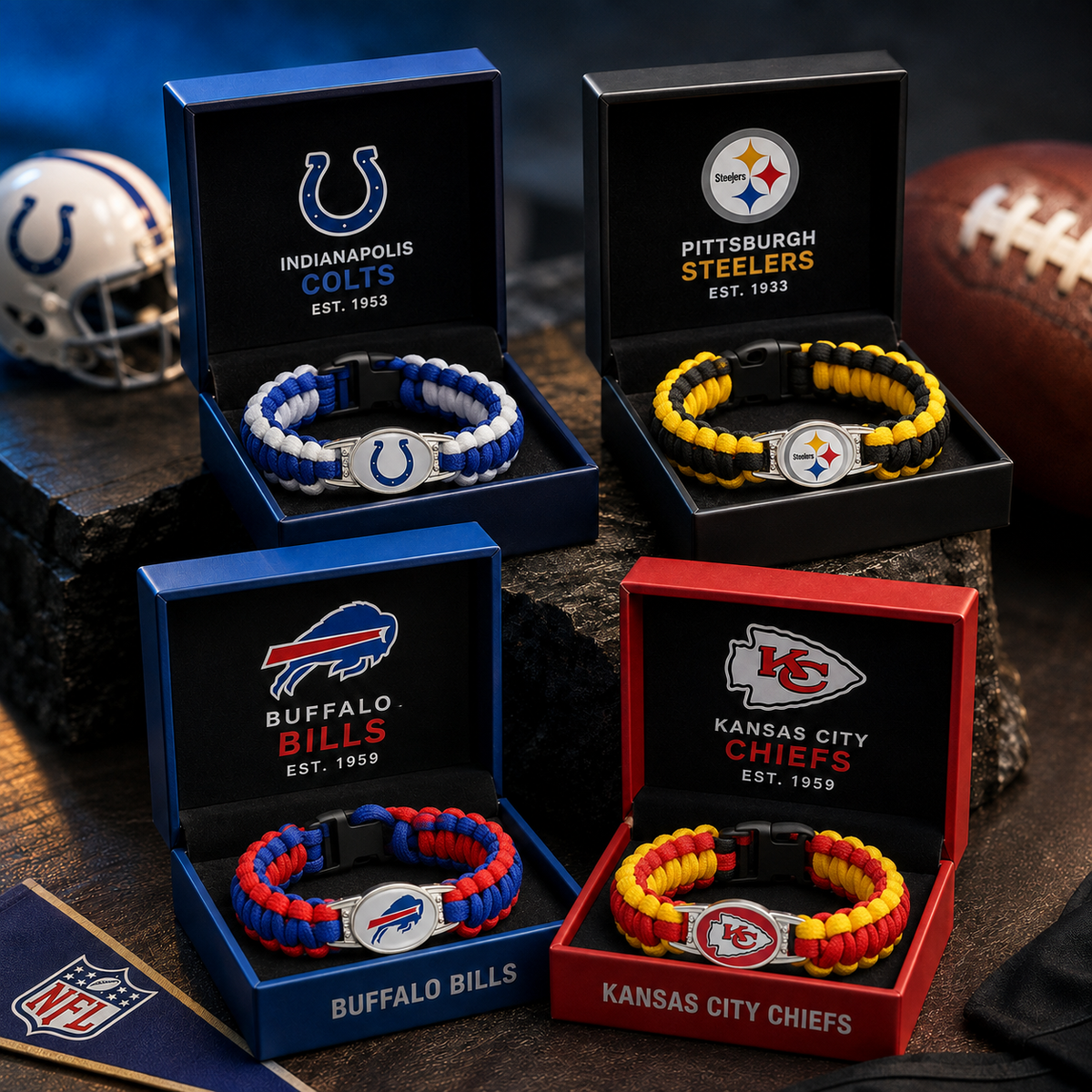 🏈 Handmade Good Luck Energy Bracelet for the Team 📿🍀