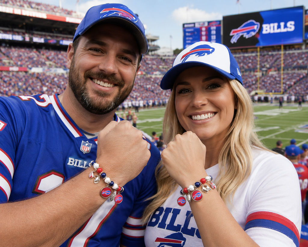 🏈 Designed for 32 NFL teams — Team-themed beaded bracelets 📿🍀