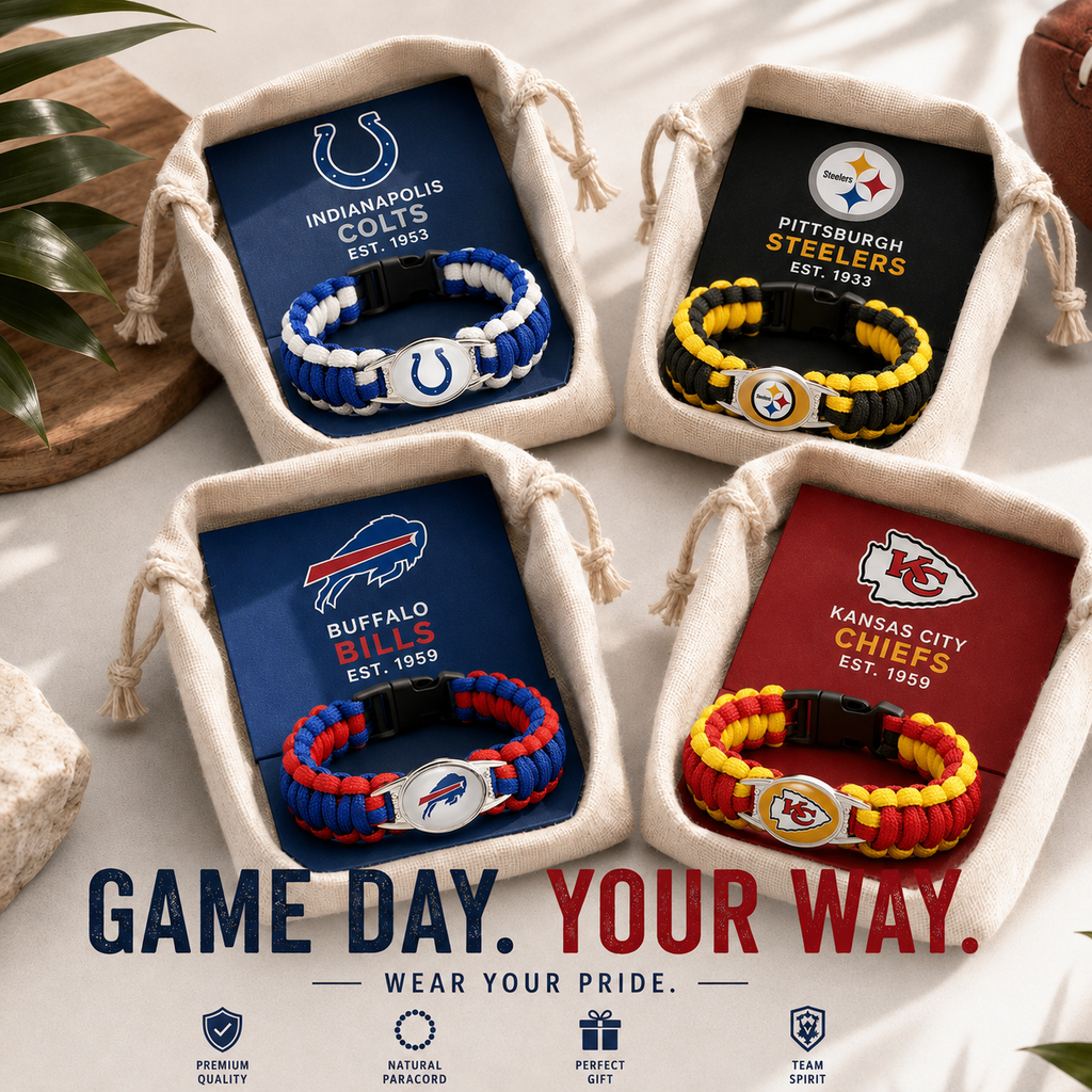 🏈 Handmade Good Luck Energy Bracelet for the Team 📿🍀