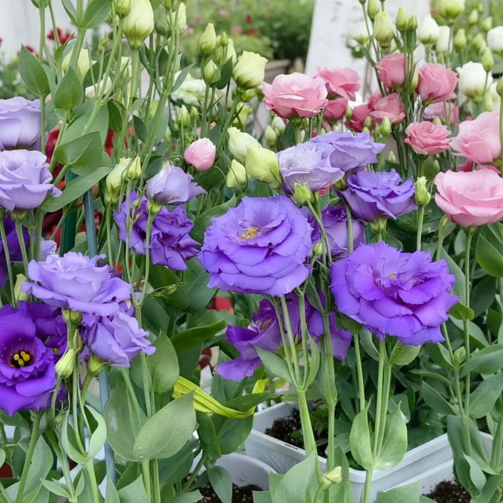 Lisianthus Flower Seeds For Garden Blooming Plants
