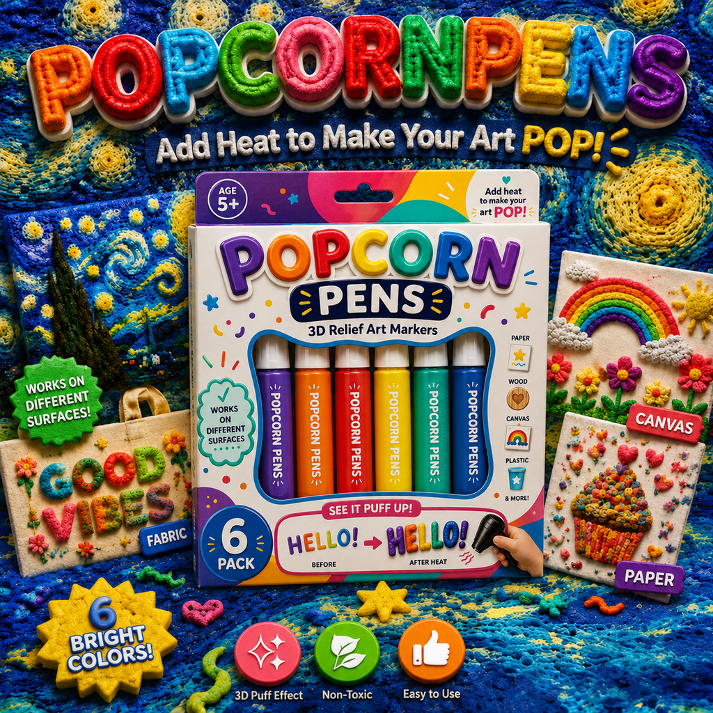 🌈🖍️Save 50% by ordering today丨3D Relief Art Pen – Turn Flat Drawings Into Touchable 3D Art🪄