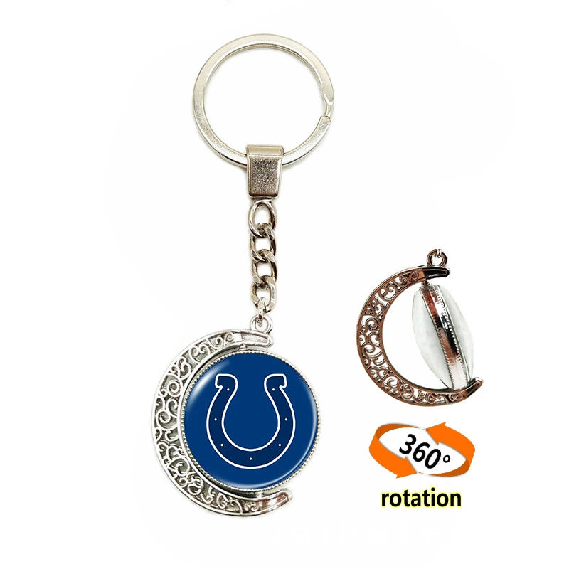 🏈 NFL 32 Teams — Team Pride Gemstone Pendant 📿🍀🏈