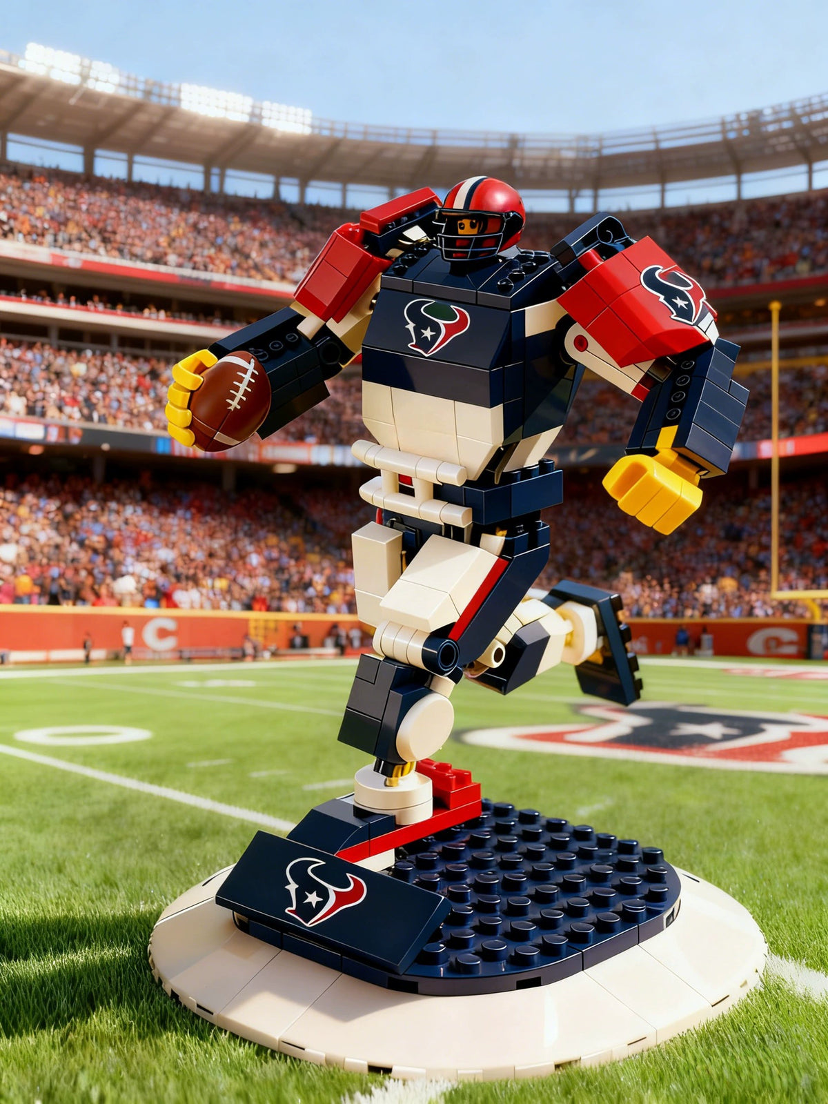 NFL Building Block Mecha Series—Creative building blocks, a great gift for fans.