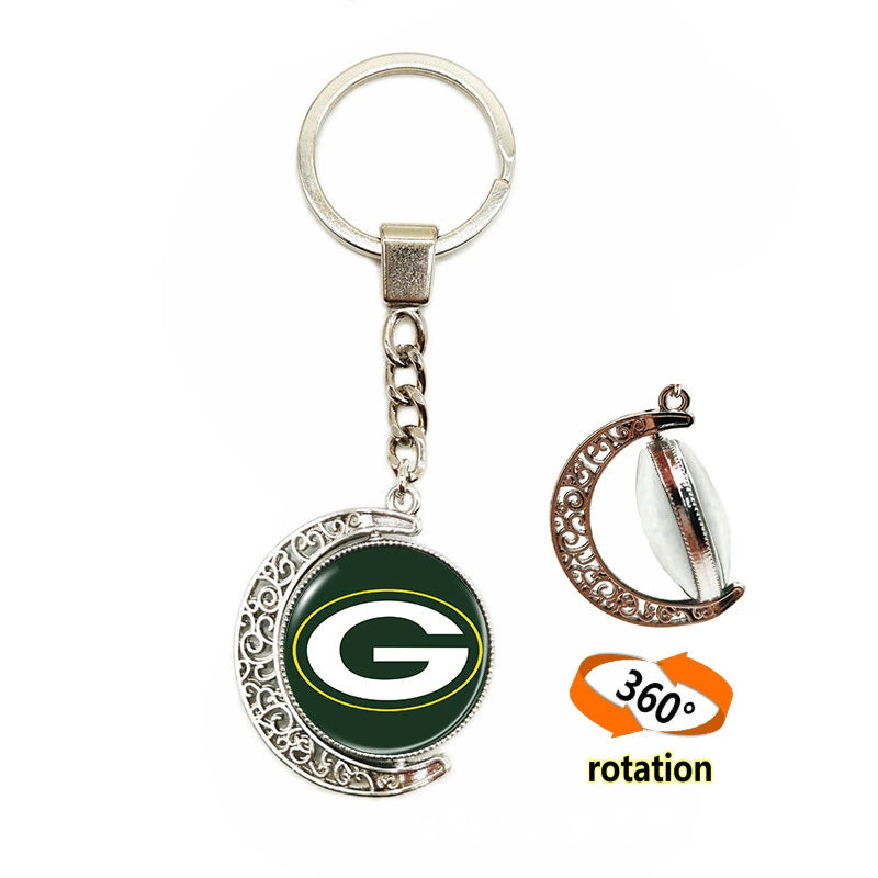 🏈 NFL 32 Teams — Team Pride Gemstone Pendant 📿🍀🏈
