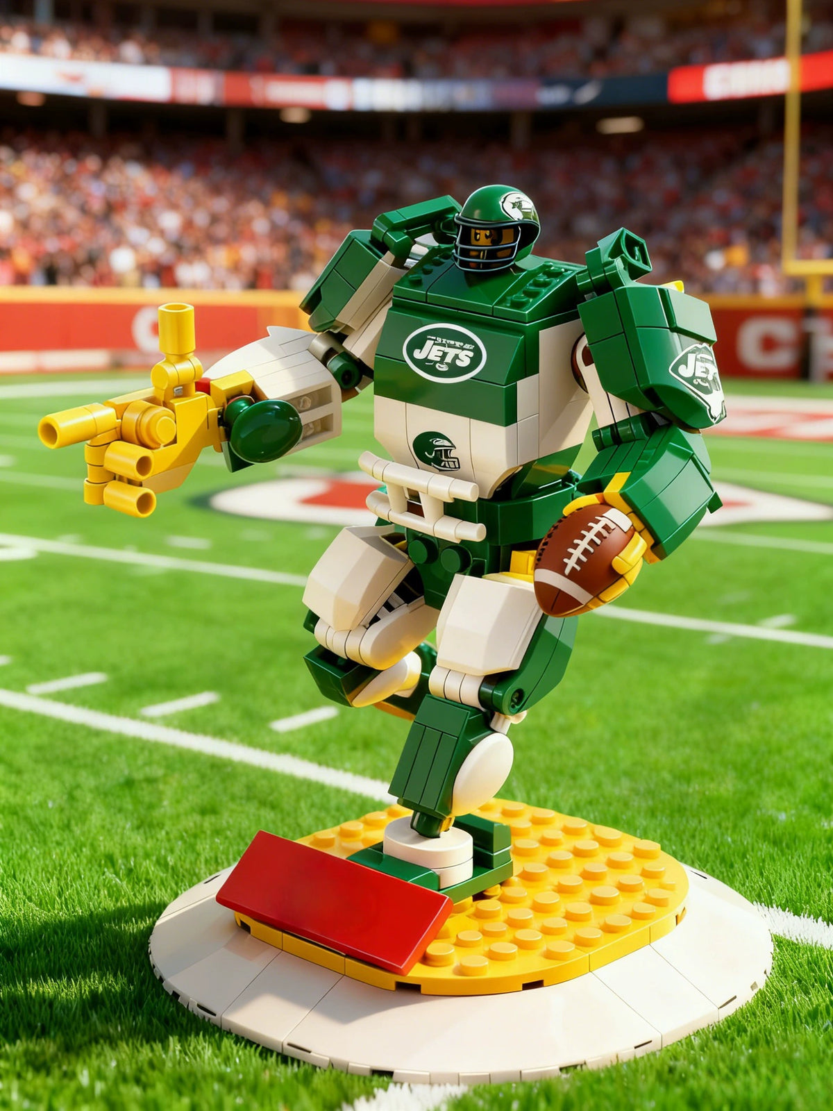 NFL Building Block Mecha Series—Creative building blocks, a great gift for fans.