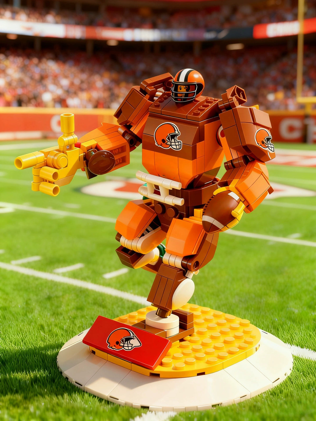 NFL Building Block Mecha Series—Creative building blocks, a great gift for fans.