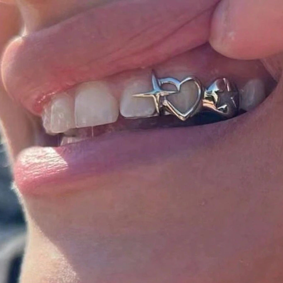 🦷 Showcase your personality—wear dazzling diamond-studded grillz to flaunt your unique style.