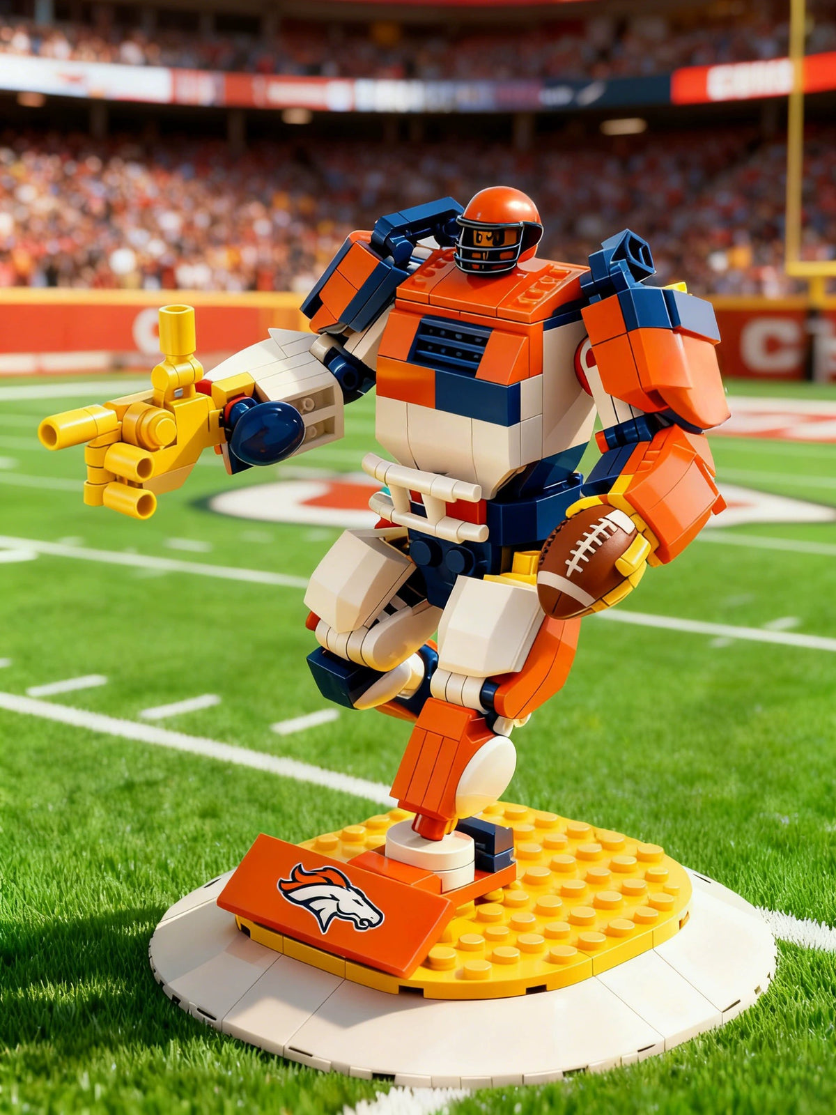 NFL Building Block Mecha Series—Creative building blocks, a great gift for fans.
