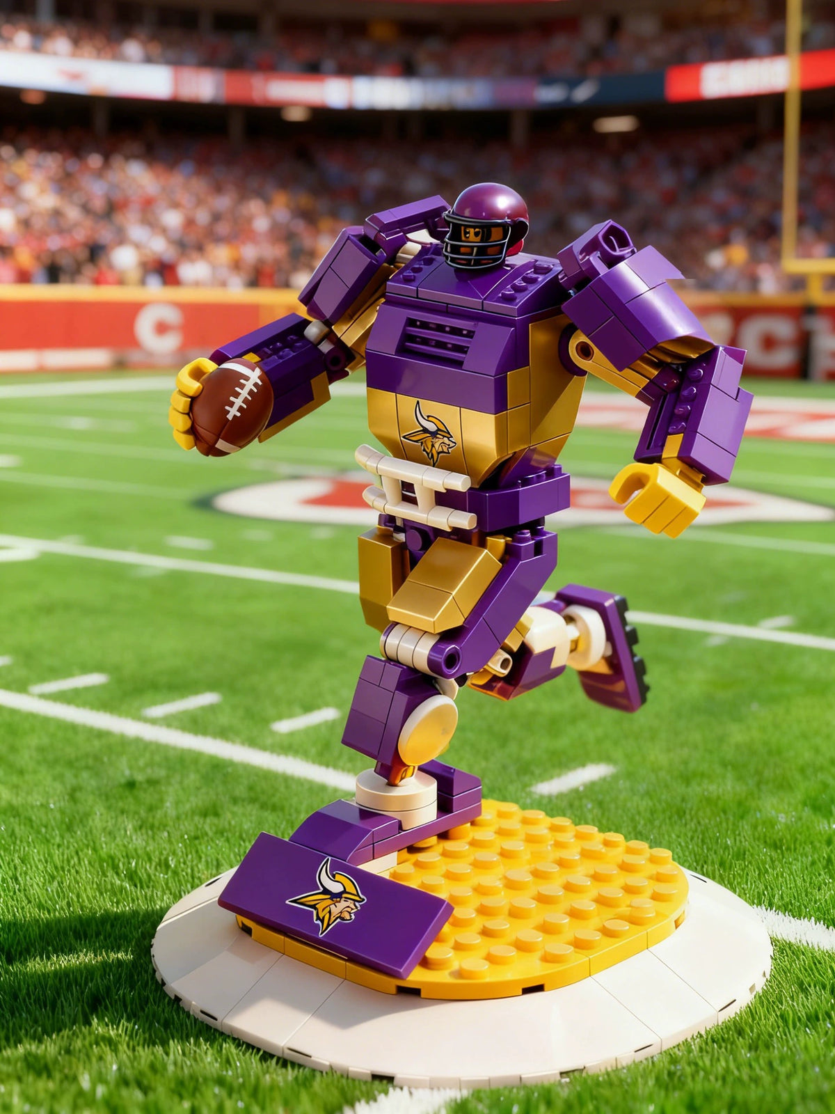 NFL Building Block Mecha Series—Creative building blocks, a great gift for fans.