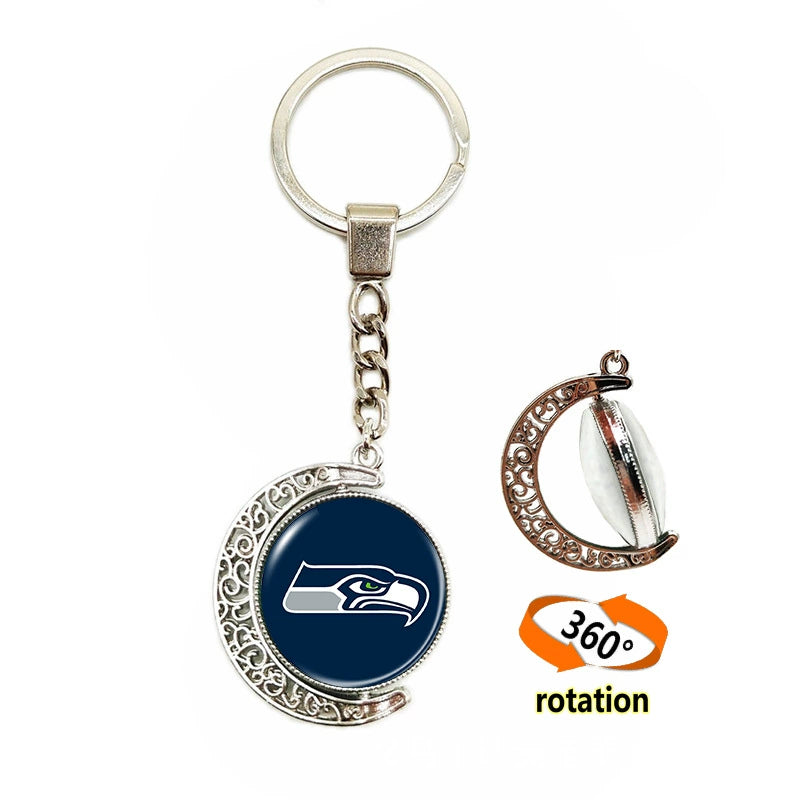 🏈 NFL 32 Teams — Team Pride Gemstone Pendant 📿🍀🏈