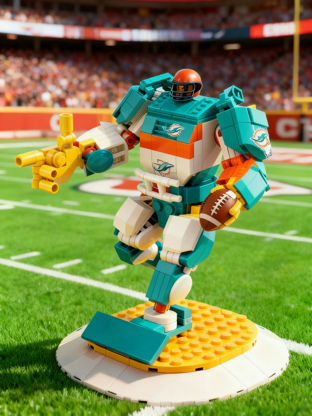 NFL Building Block Mecha Series—Creative building blocks, a great gift for fans.