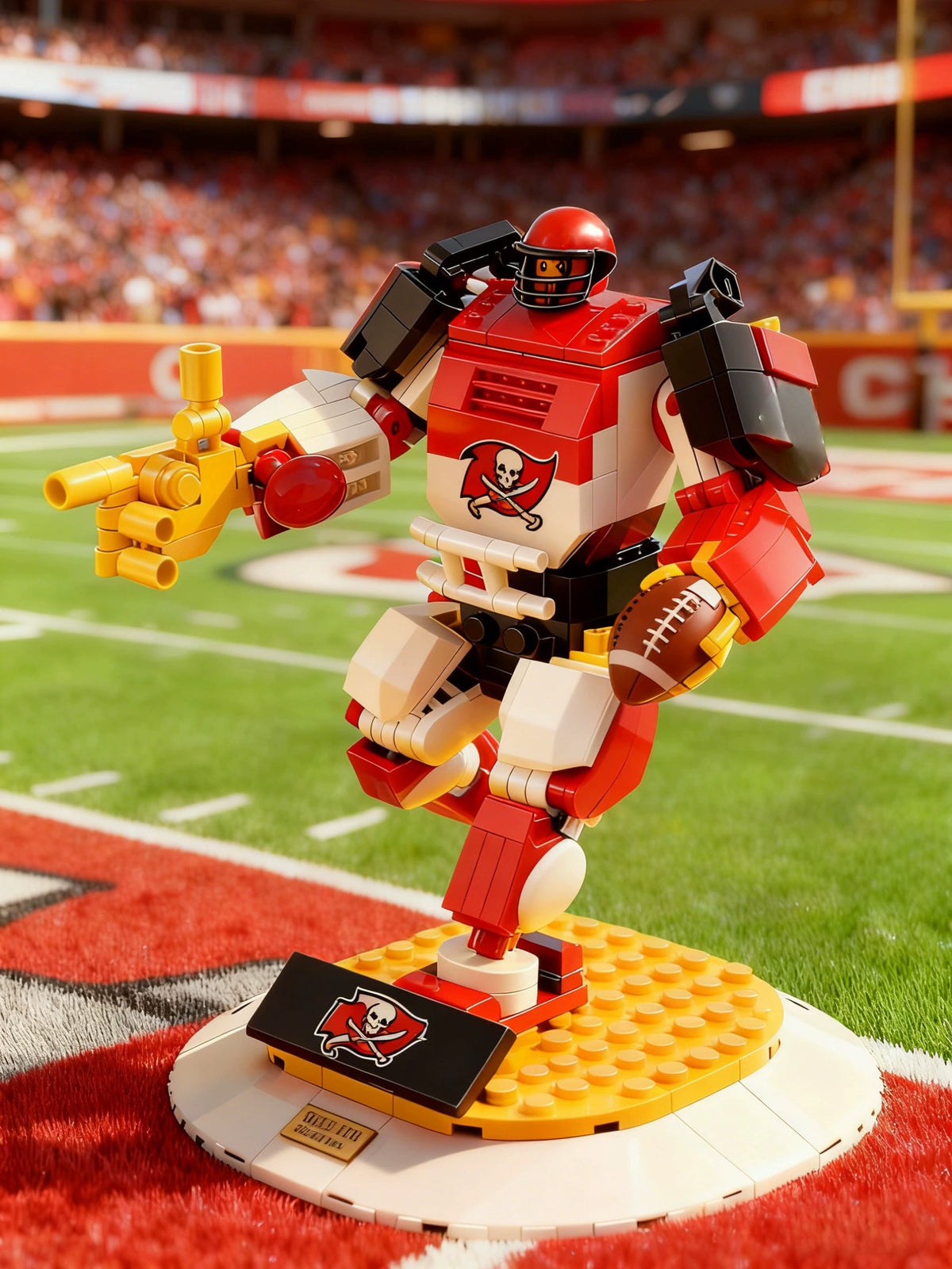 NFL Building Block Mecha Series—Creative building blocks, a great gift for fans.