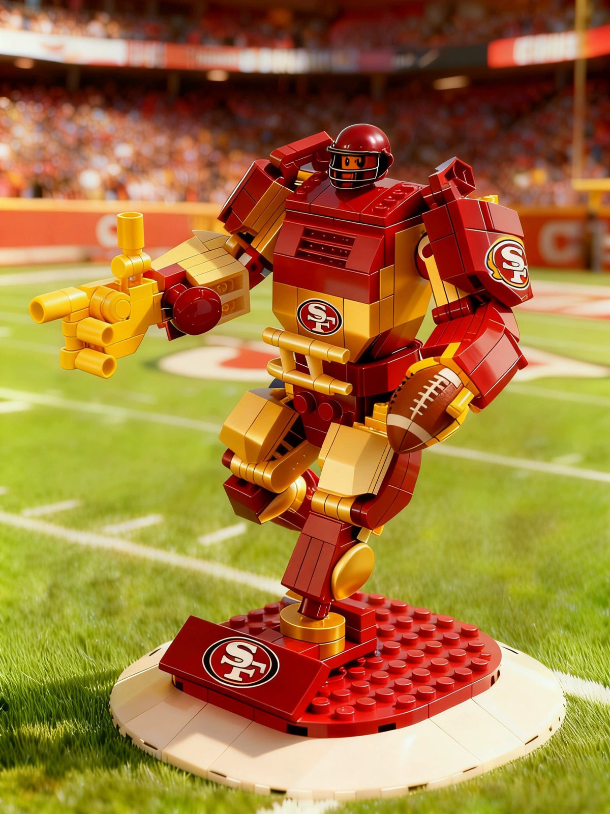 NFL Building Block Mecha Series—Creative building blocks, a great gift for fans.
