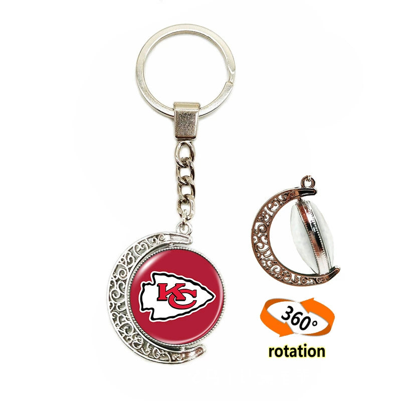 🏈 NFL 32 Teams — Team Pride Gemstone Pendant 📿🍀🏈