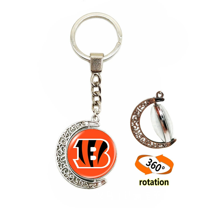 🏈 NFL 32 Teams — Team Pride Gemstone Pendant 📿🍀🏈