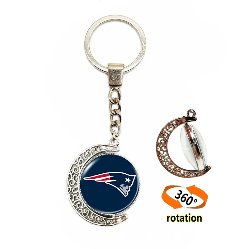 🏈 NFL 32 Teams — Team Pride Gemstone Pendant 📿🍀🏈