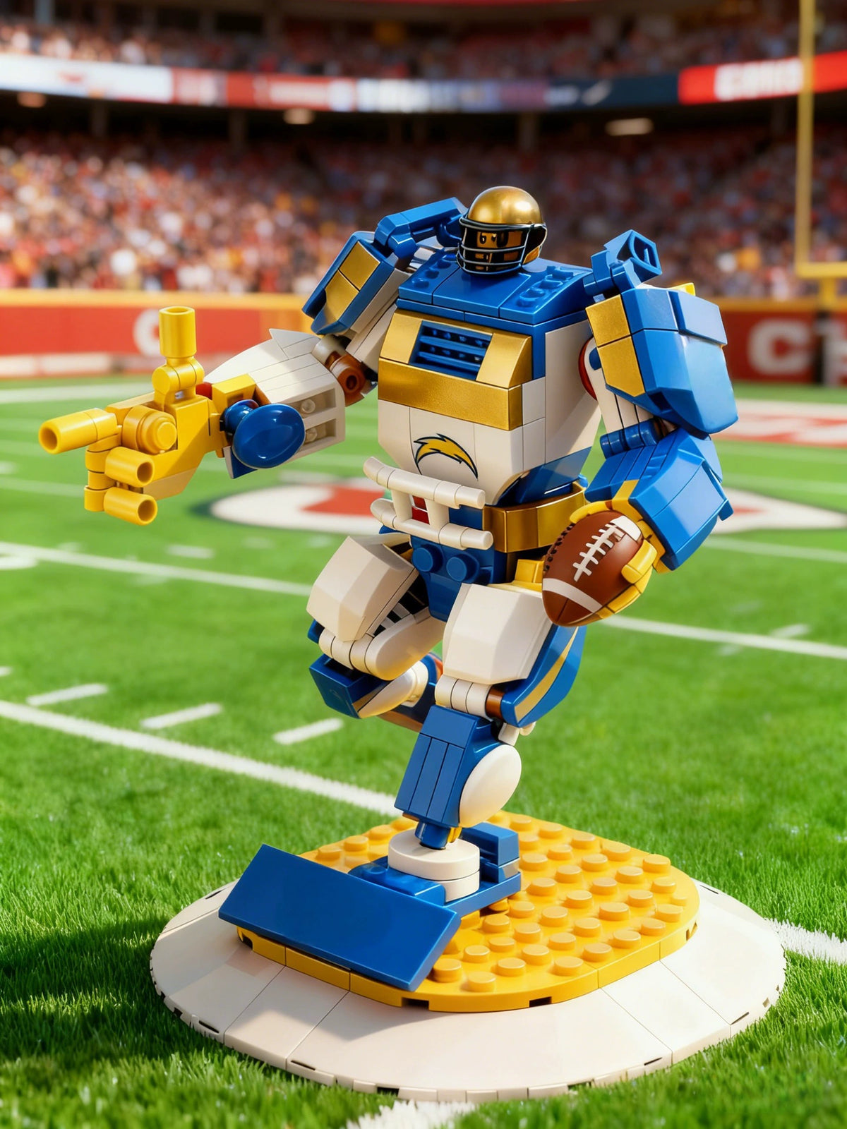 NFL Building Block Mecha Series—Creative building blocks, a great gift for fans.
