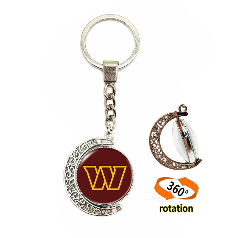 🏈 NFL 32 Teams — Team Pride Gemstone Pendant 📿🍀🏈
