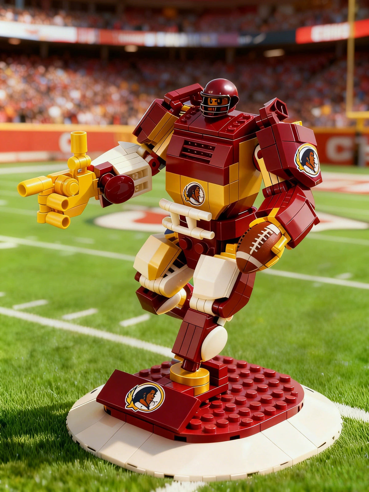 NFL Building Block Mecha Series—Creative building blocks, a great gift for fans.