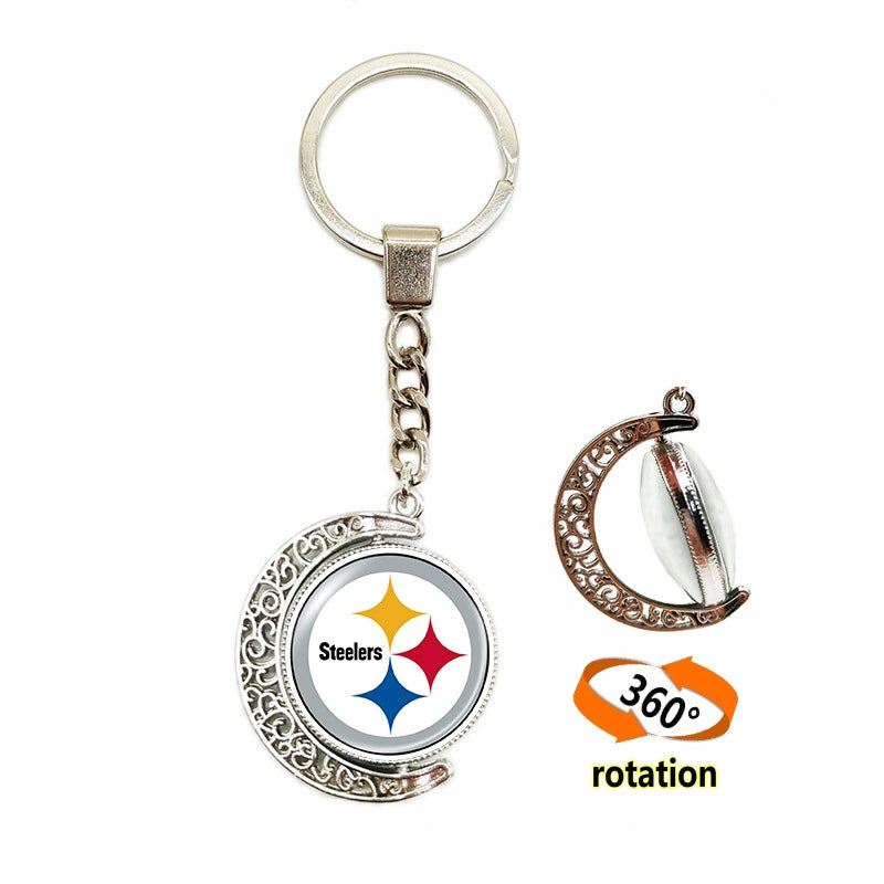 🏈 NFL 32 Teams — Team Pride Gemstone Pendant 📿🍀🏈