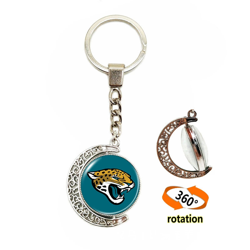 🏈 NFL 32 Teams — Team Pride Gemstone Pendant 📿🍀🏈