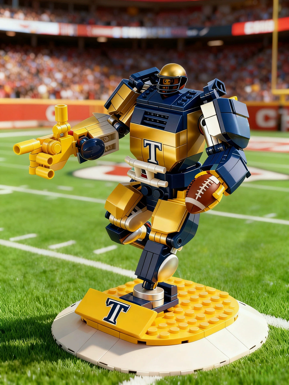 NFL Building Block Mecha Series—Creative building blocks, a great gift for fans.