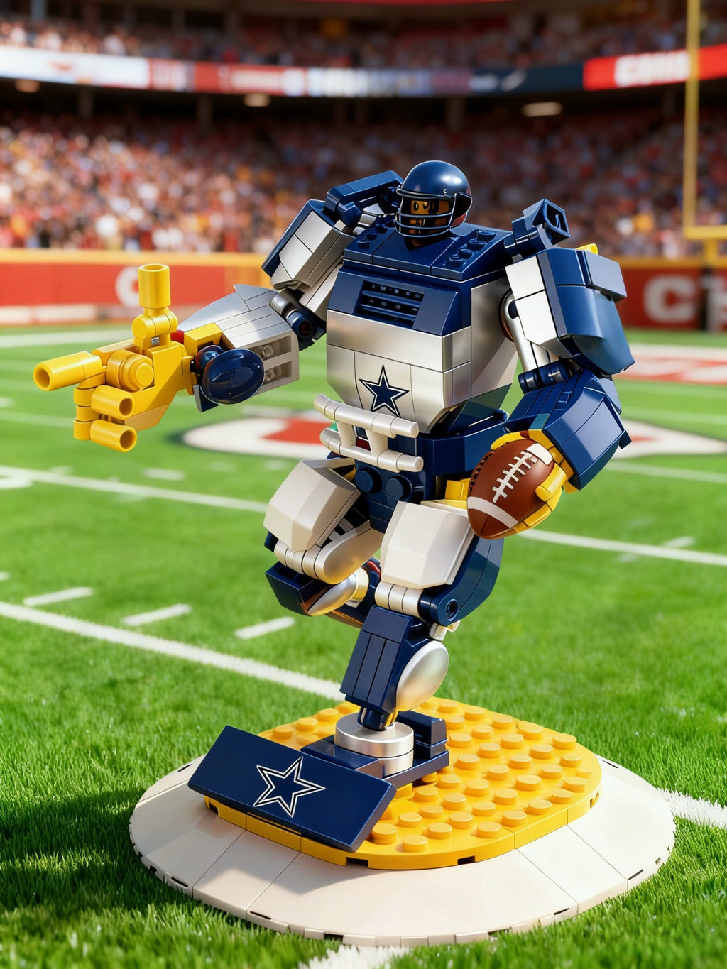 NFL Building Block Mecha Series—Creative building blocks, a great gift for fans.