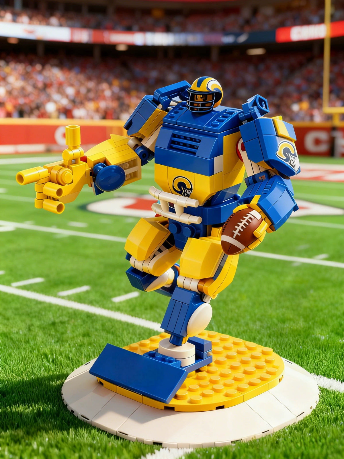 NFL Building Block Mecha Series—Creative building blocks, a great gift for fans.