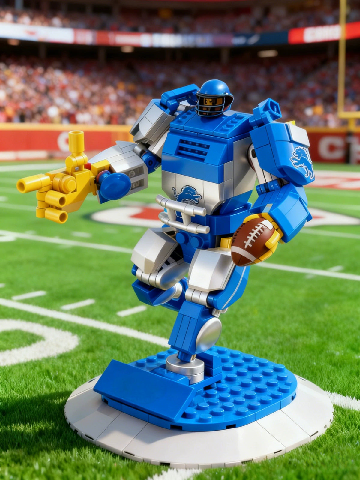 NFL Building Block Mecha Series—Creative building blocks, a great gift for fans.