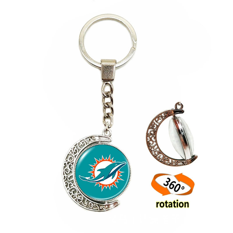🏈 NFL 32 Teams — Team Pride Gemstone Pendant 📿🍀🏈