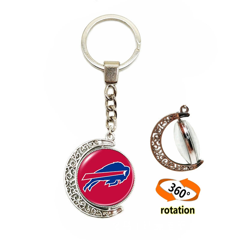 🏈 NFL 32 Teams — Team Pride Gemstone Pendant 📿🍀🏈