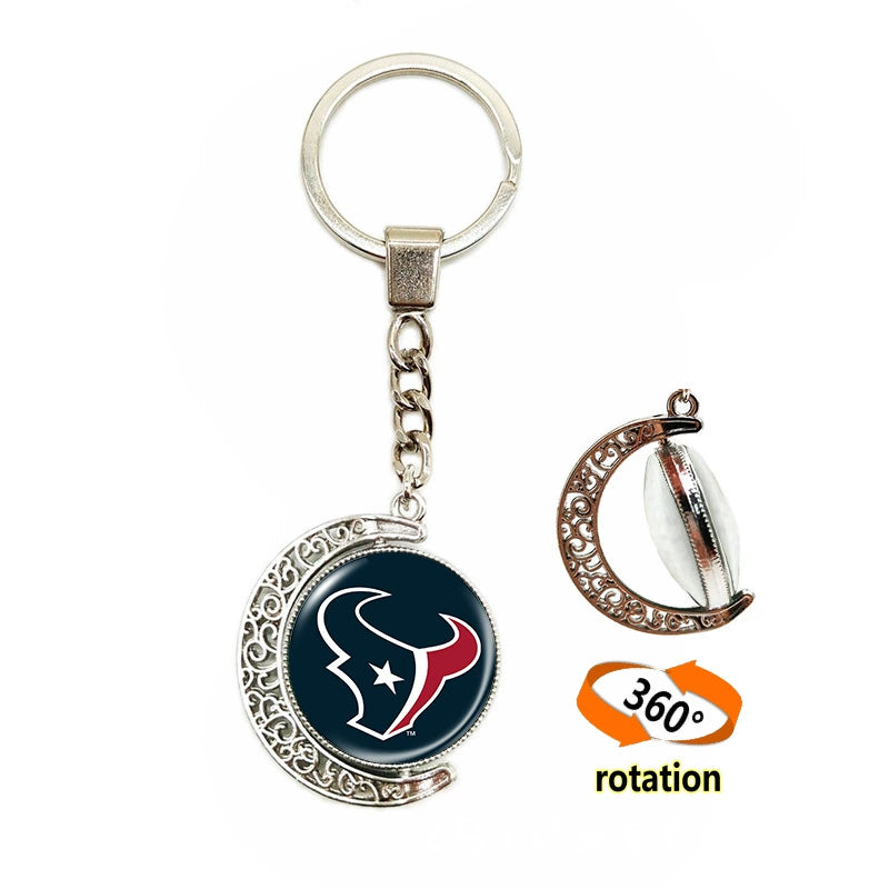 🏈 NFL 32 Teams — Team Pride Gemstone Pendant 📿🍀🏈
