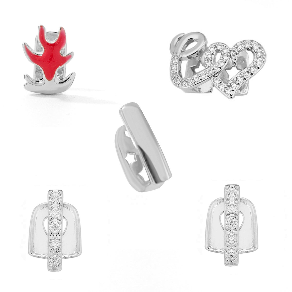 🦷 Showcase your personality—wear dazzling diamond-studded grillz to flaunt your unique style.