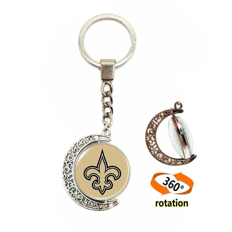 🏈 NFL 32 Teams — Team Pride Gemstone Pendant 📿🍀🏈