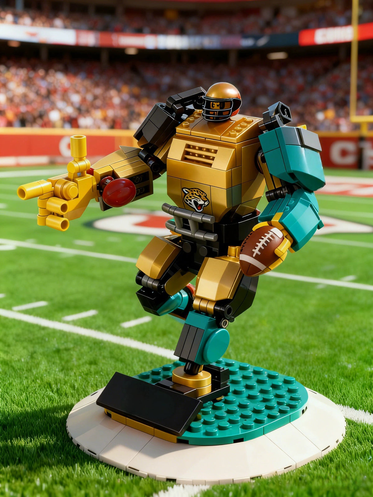 NFL Building Block Mecha Series—Creative building blocks, a great gift for fans.