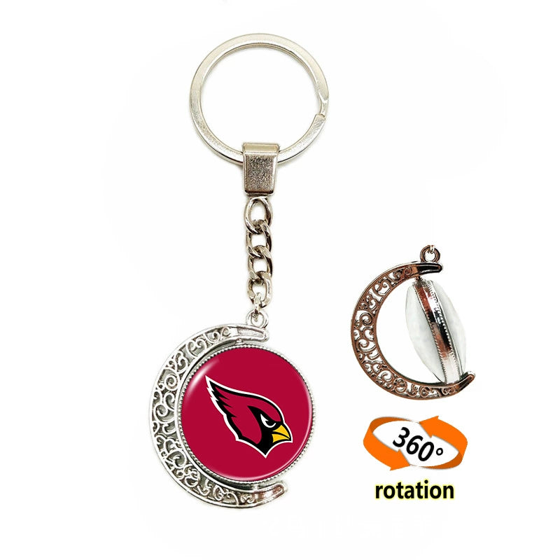 🏈 NFL 32 Teams — Team Pride Gemstone Pendant 📿🍀🏈