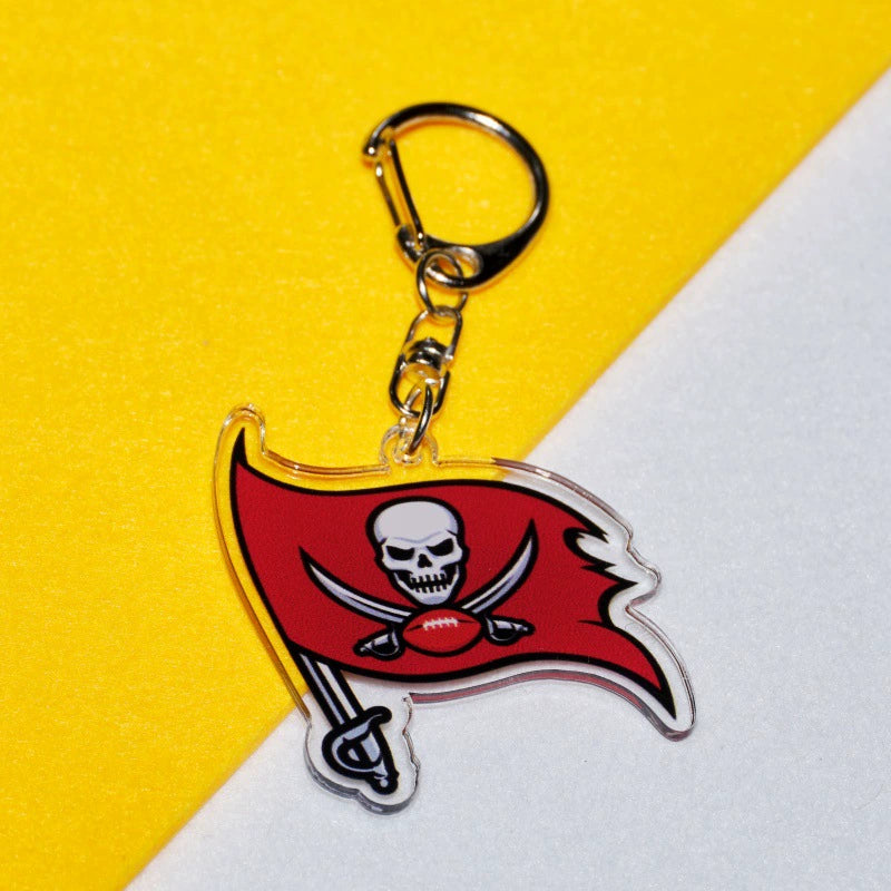 🏈 Designed for all 32 NFL teams — Team Good Luck Energy Keychain 📿🍀