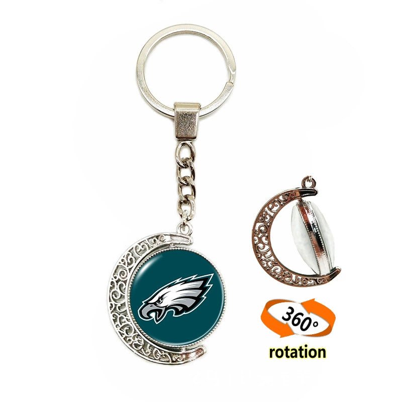 🏈 NFL 32 Teams — Team Pride Gemstone Pendant 📿🍀🏈