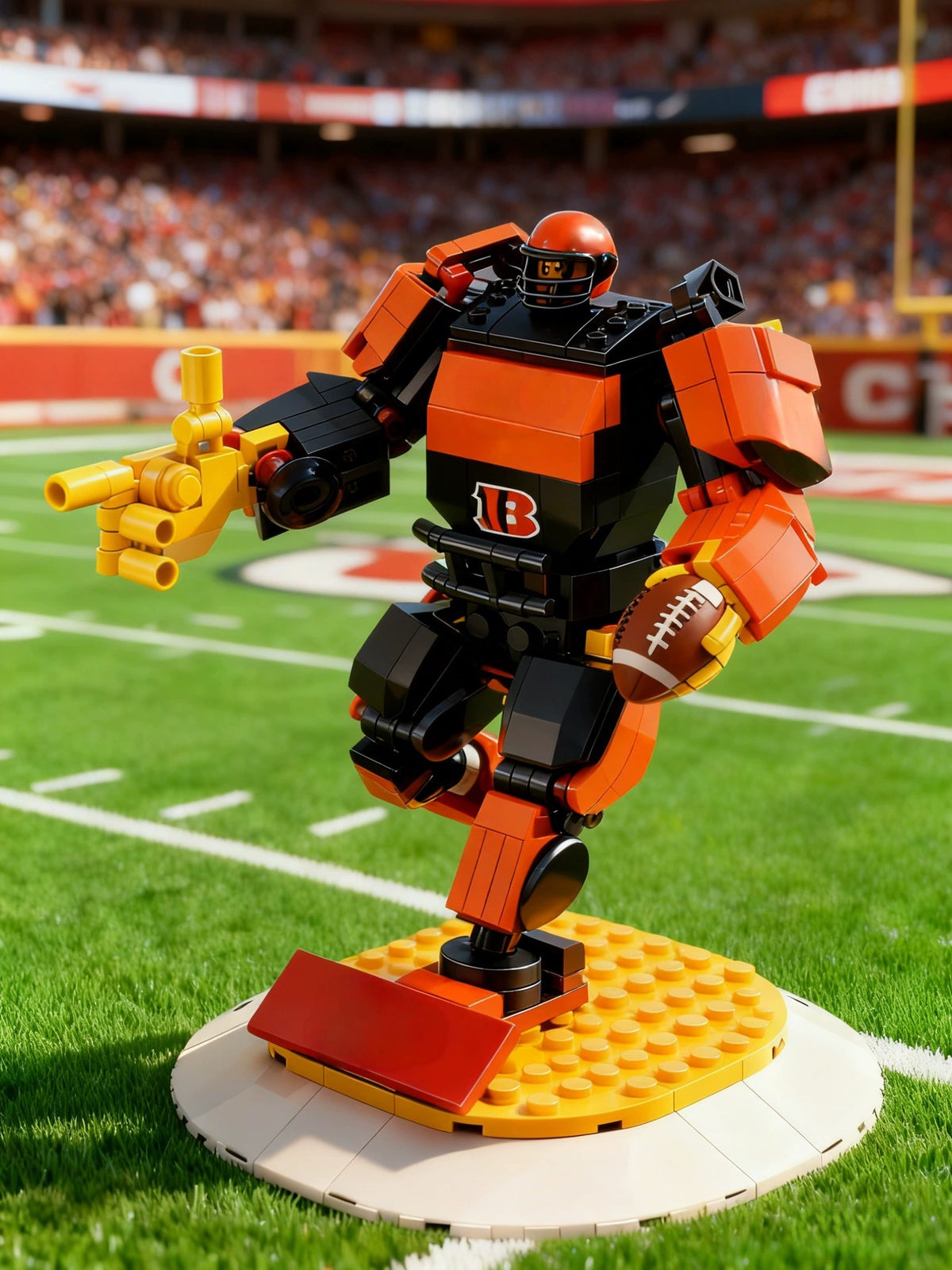 NFL Building Block Mecha Series—Creative building blocks, a great gift for fans.