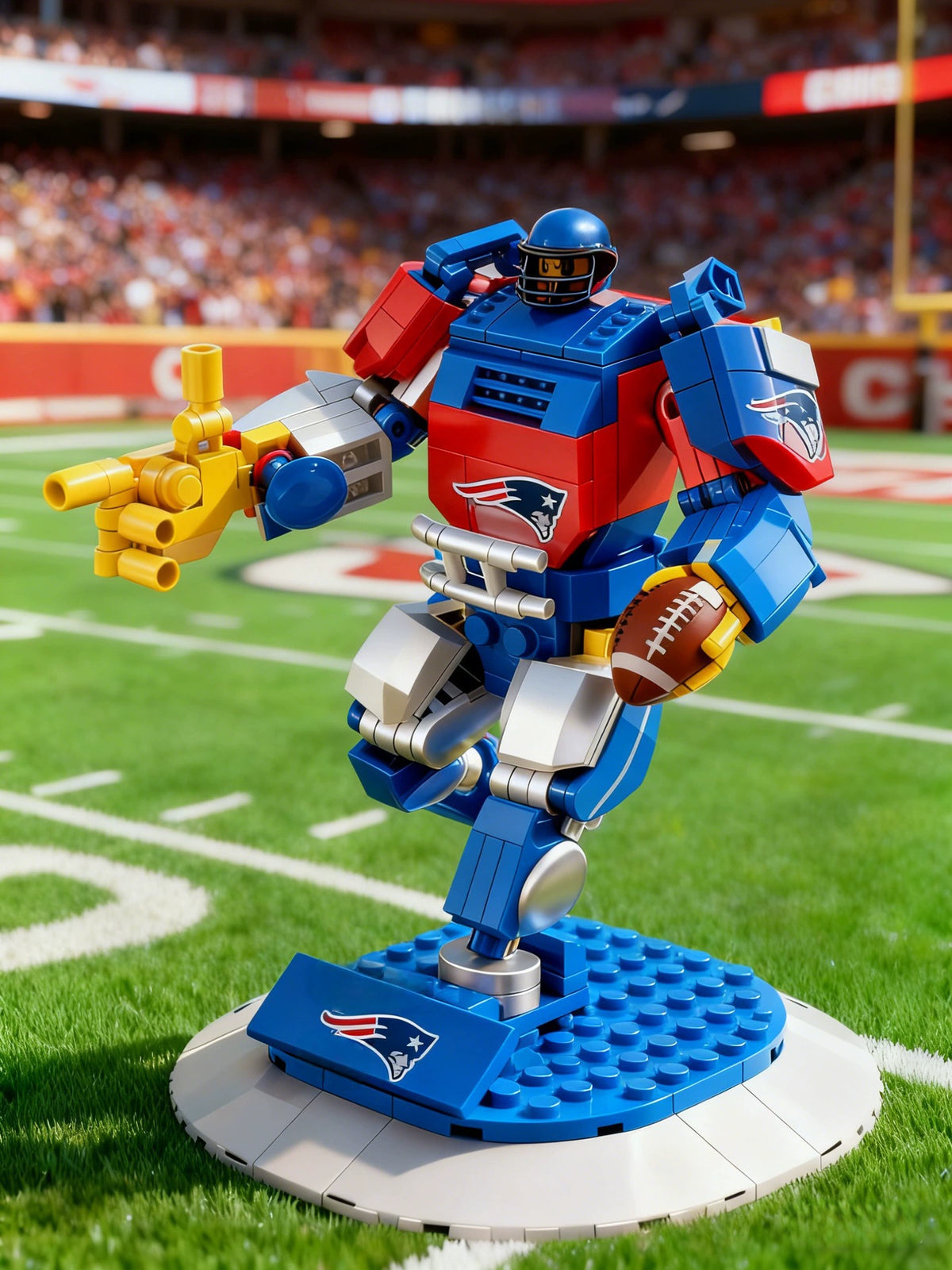 NFL Building Block Mecha Series—Creative building blocks, a great gift for fans.