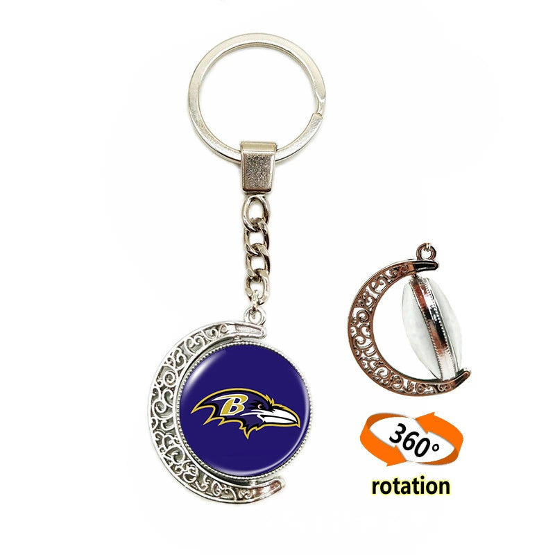 🏈 NFL 32 Teams — Team Pride Gemstone Pendant 📿🍀🏈