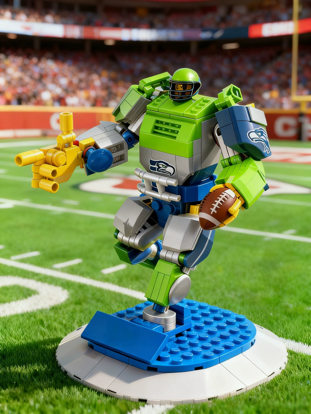 NFL Building Block Mecha Series—Creative building blocks, a great gift for fans.