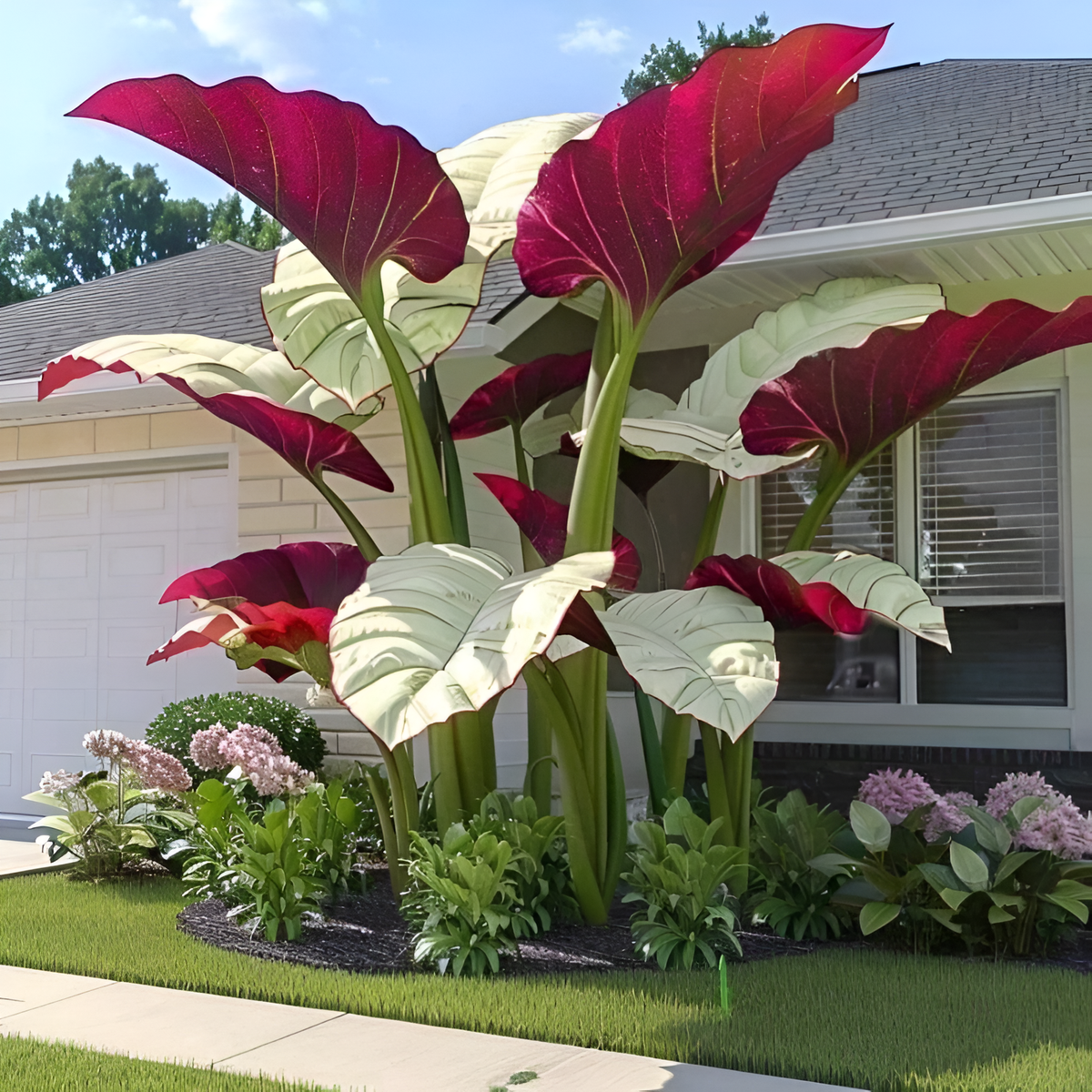 300 Pieces Canna Taro Plant Seeds For Garden And Home Flower Growing