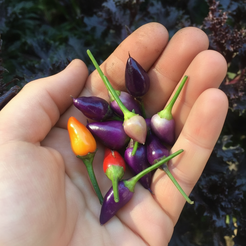 30 Pieces Bolivian Rainbow Hot Pepper Ornamental Chili Seeds For Garden And Home Growing