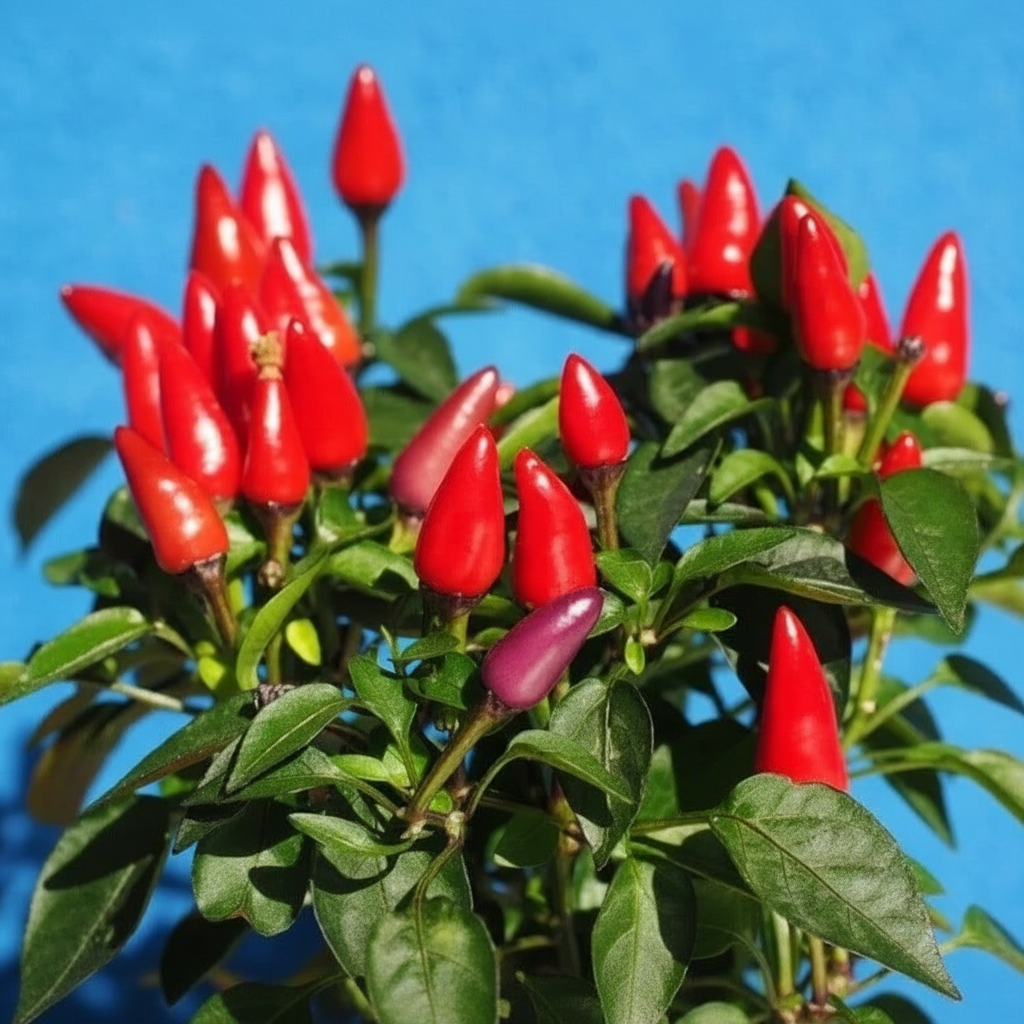 30 Pieces Bolivian Rainbow Hot Pepper Ornamental Chili Seeds For Garden And Home Growing