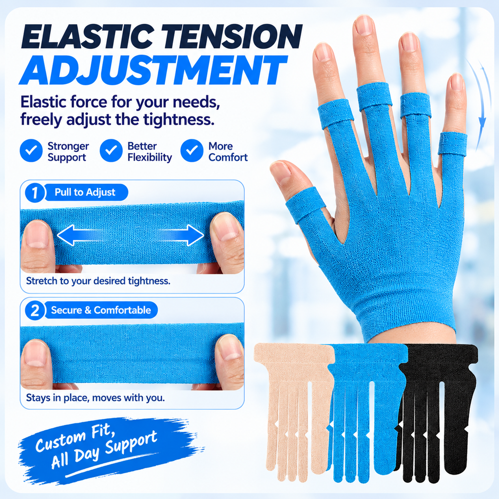 🖐️ Elastic Hand Support Tape for Pain Relief & Sports